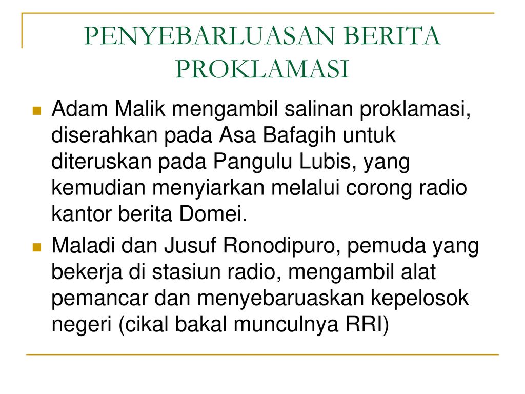 Surat Kabar Yang Memuat Berita Proklamasi Kumpulan Surat Penting